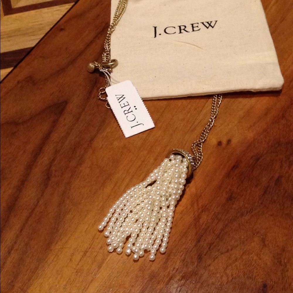 J crew tassel necklace